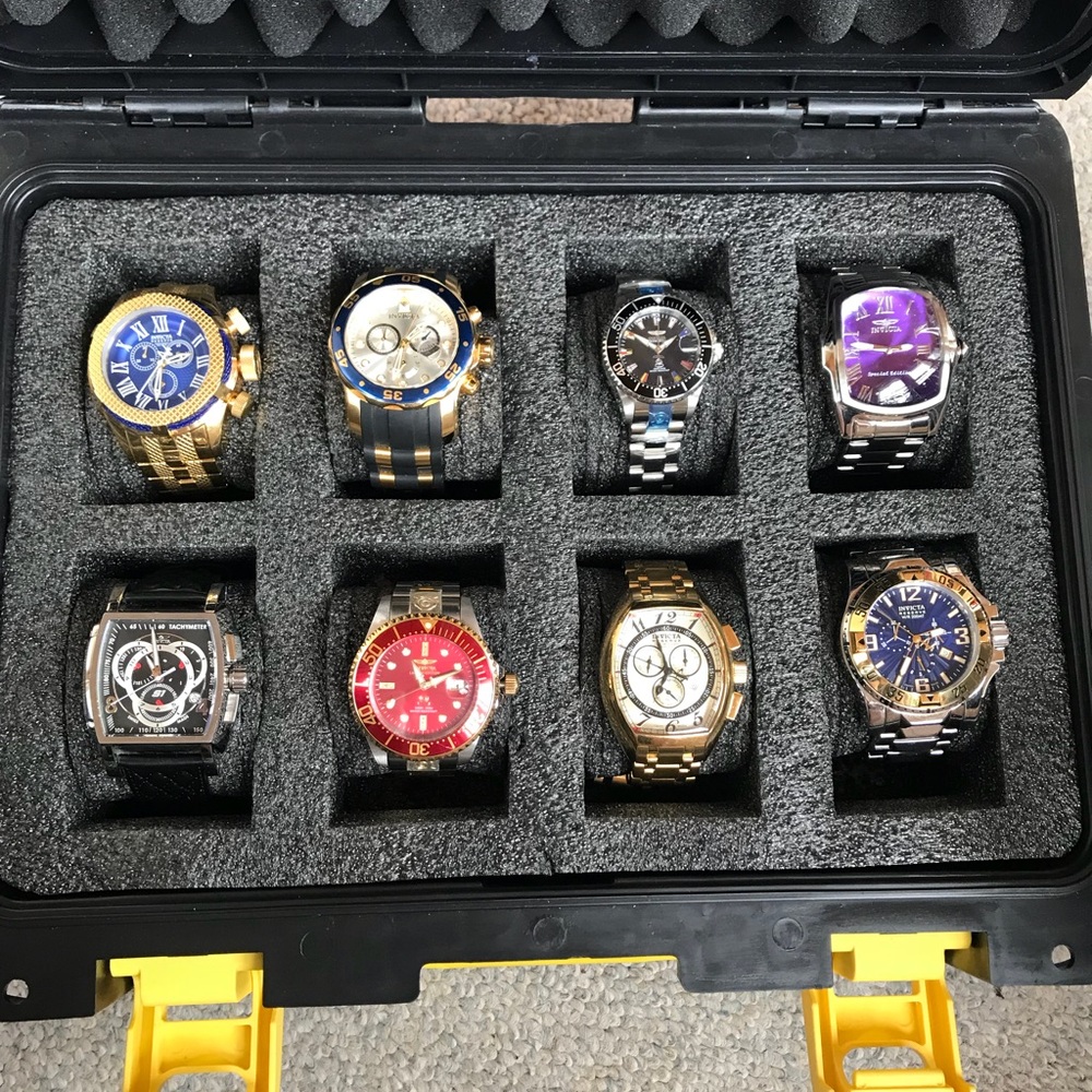 8 Limited Edition invicta Watches
